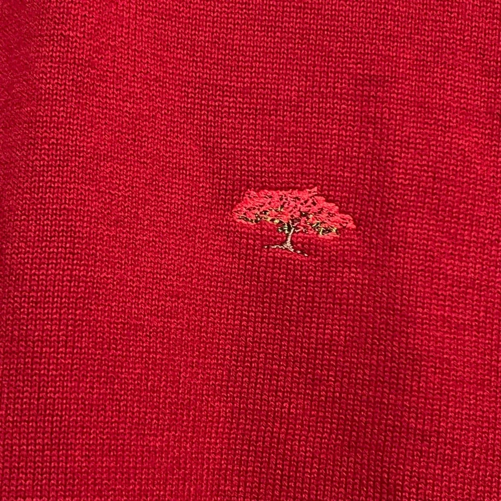 New Royal Poinciana Golf Club Vest Mens Golfcore 1/4 Knit Red XL Pullover Napled